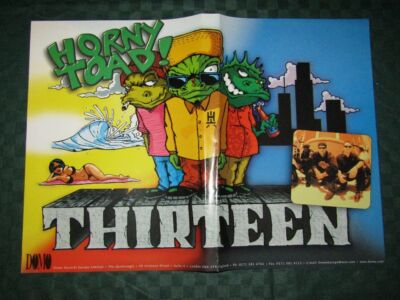Horny Toad / Thirteen - CD Promo Poster - 42 x 29 cm