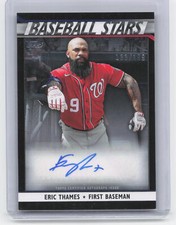 2020 Topps Update #BSA-ET Eric Thames Baseball Stars Autographs Black #/199