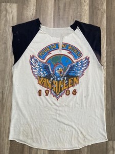van halen distressed tee