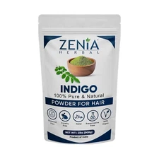 2 lbs Zenia Natural Indigo Powder (Indigofera Tinctoria) Hair/Beard Dye Color