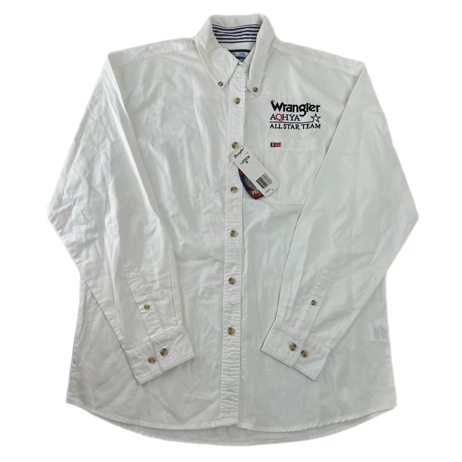 Camisas blancas Wrangler para hombres