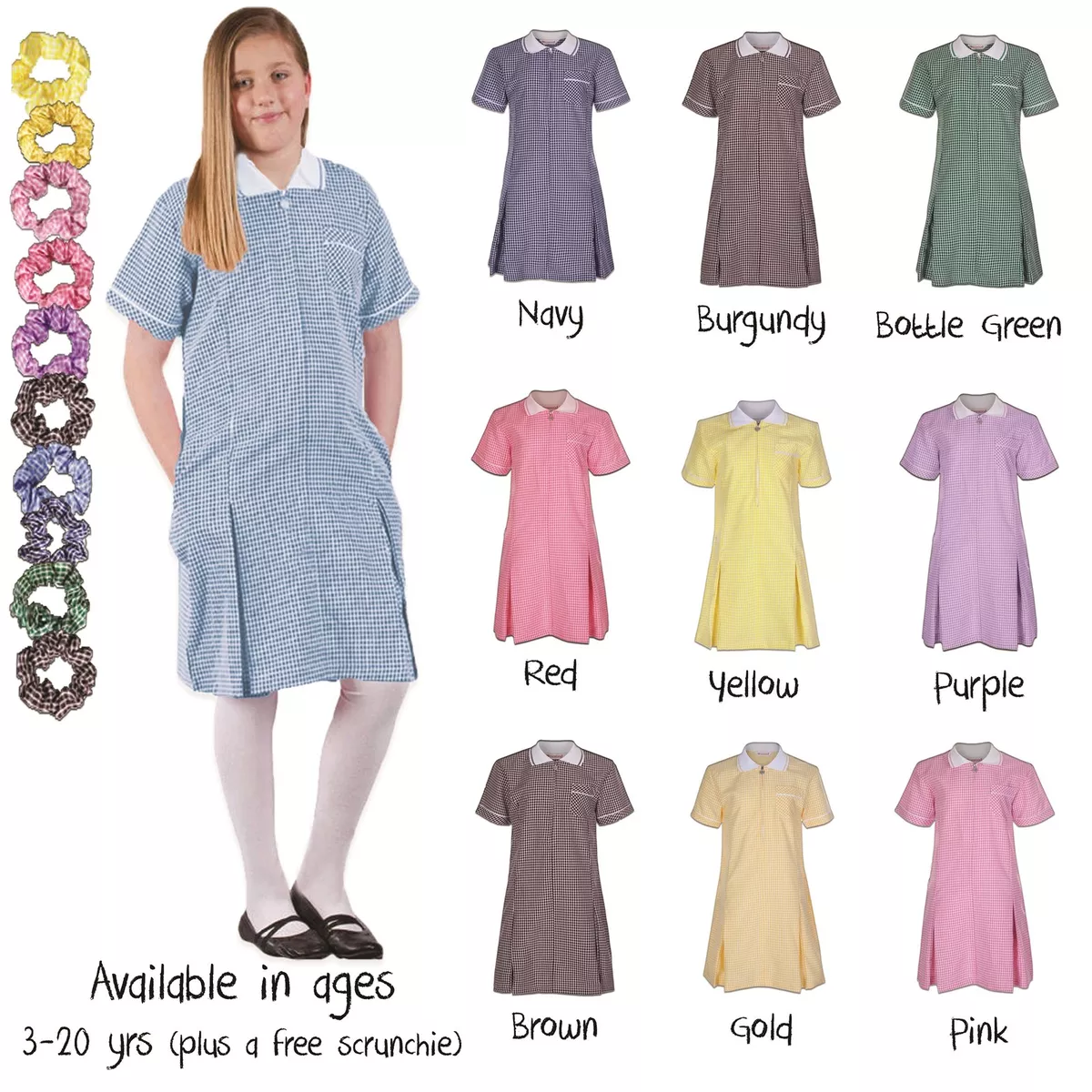 Girls red school summer deals dress