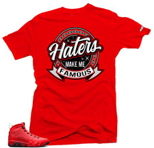 Shirt To Match Jordan 9 Chile Red Shoes - Haters Sneaker Match Shirts