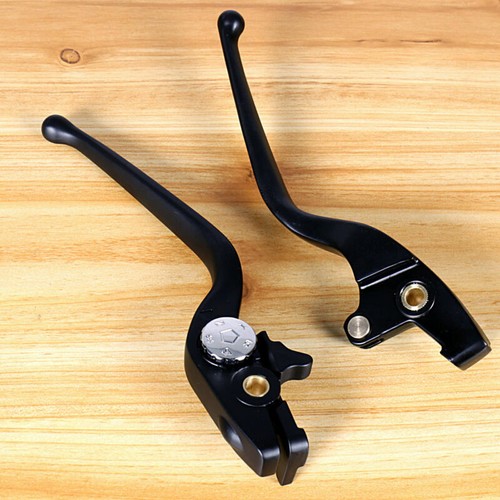 Left&Right Black Shallow Cut Lever Set Fit For Victory Hydraulic Clutch