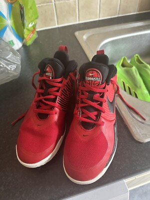 nike red trainers junior