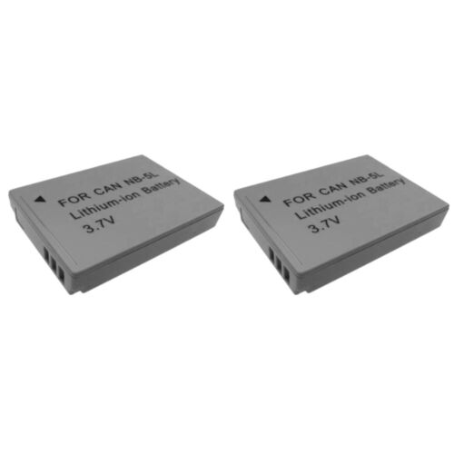 2 x batterie pour Canon Digital Ixus 80 IS, 100 IS, 870 IS, 980 IS, 990 IS - Photo 1/1