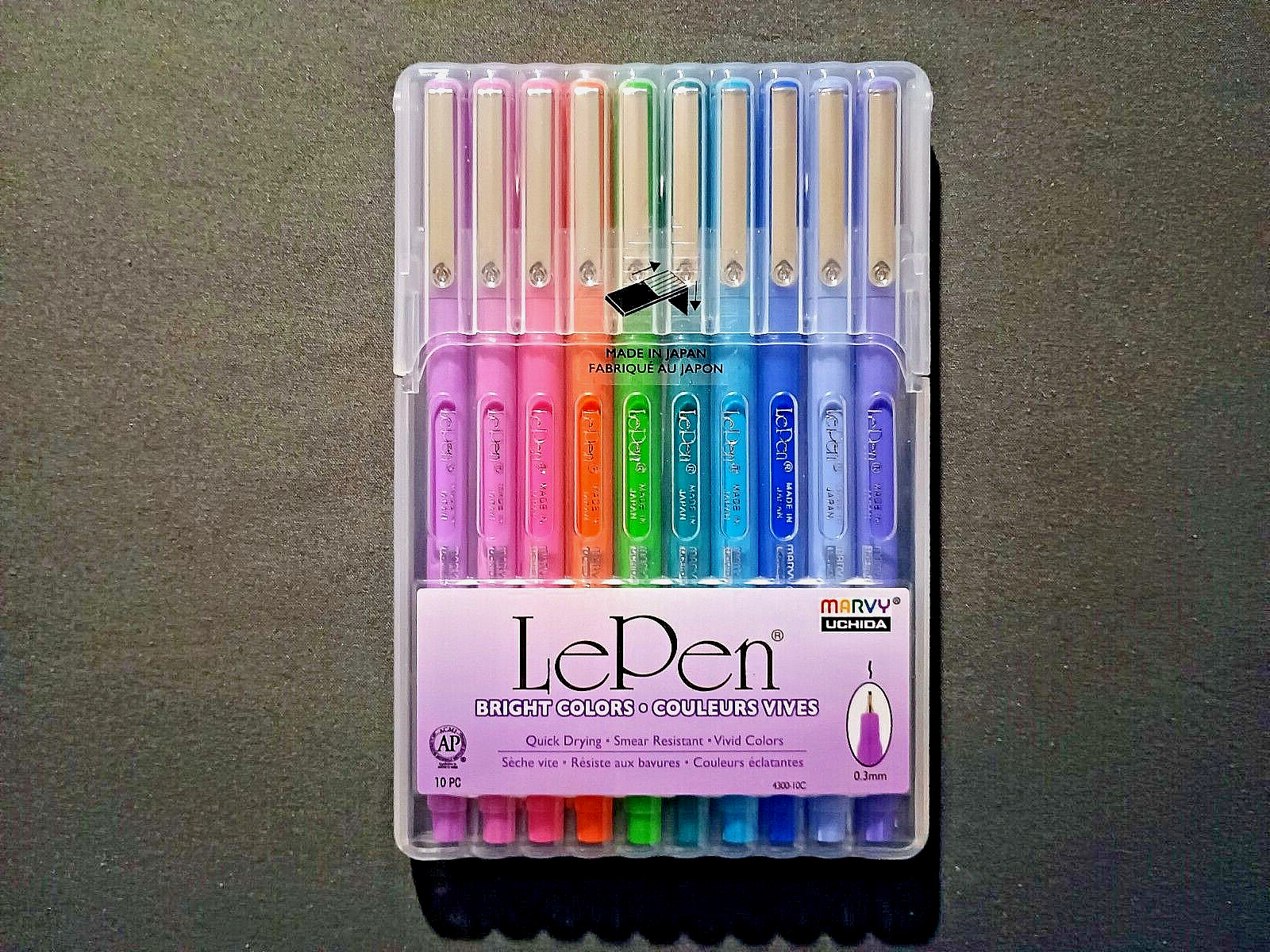 (bright Colors) 10 Pc 0.3mm