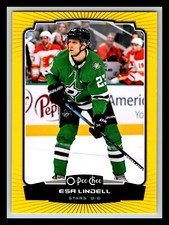 2022-23 O-PEE CHEE #489 YELLOW BORDER BLASTER BOX EXCLUSIVE ESA LINDELL