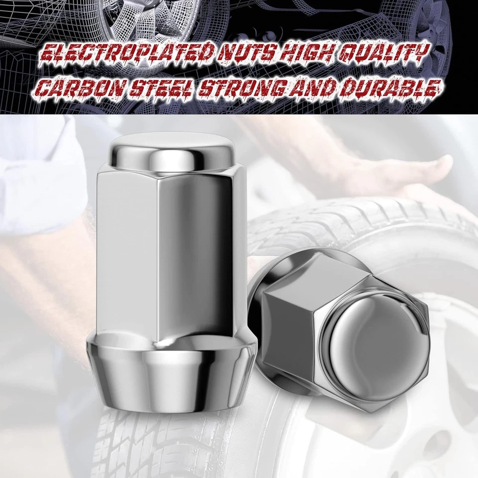 20 PIEZAS TUERCAS BULTO BELLOTA 12X1.5 CROMO TUERCA RUEDA TOYOTA CAMRY RAV4 HIGHLANDER Foto 4 de 4