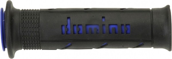 Handgriffe Domino Zweifarbig Schwarz Und Blau Xm2 Doppelt Top Soft Road FüR Mofa-image