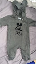 Grey  baby romper 