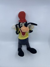 Disneyland Walt Disney World Goofy Plush 12" Stuffed Animal Toy Vintage