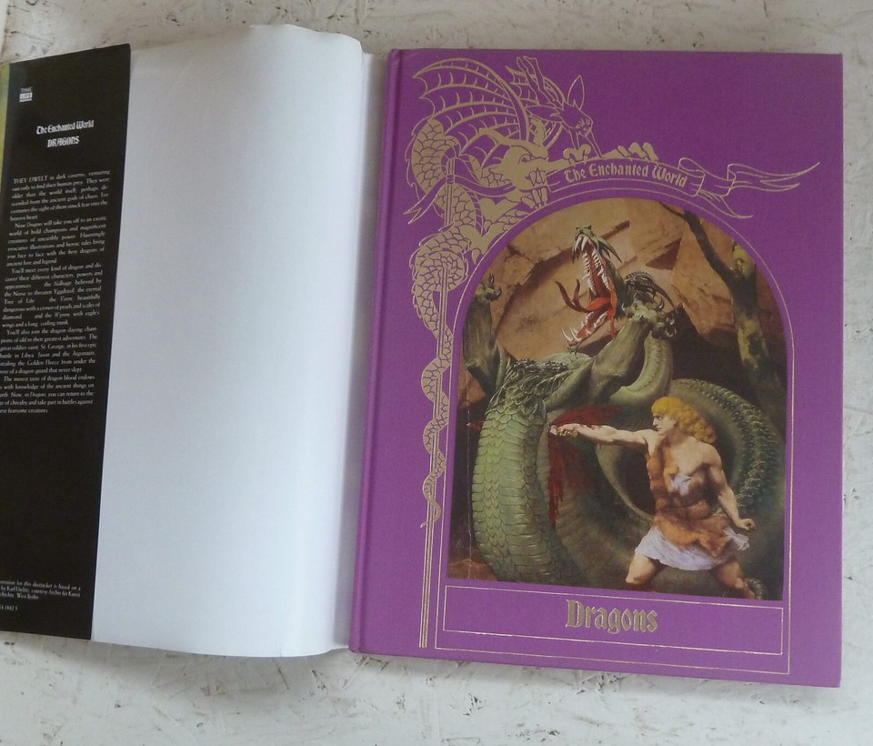The Enchanted World Dragons Large H/B Illustrated Stories TimeLife eBay