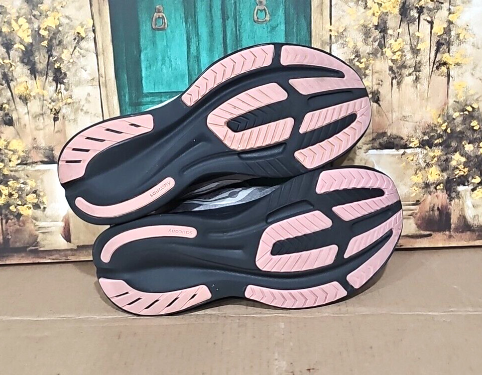 Saucony Womens Ride 15 Running Shoe Charcoal 10.5 thumbnail 8