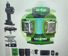 Rynomate 16 Lines Green Light Laser Lever With Carrying Case And Accessories