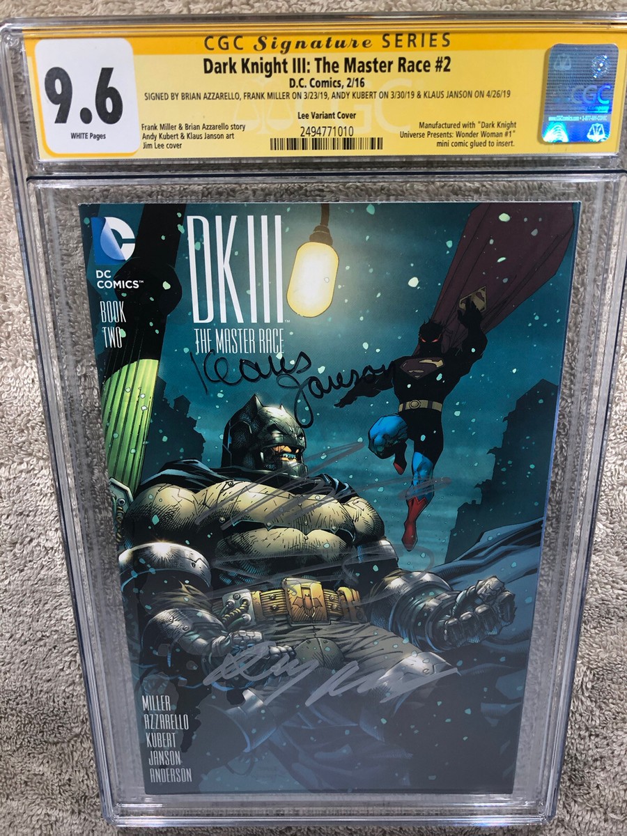 Batman 2 Dark Knight III CGC 4XSS 9.6 Frank Miller Jim Lee 1:500
