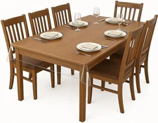 Dependable Industries inc. Essentials Deluxe 60" x 120" (Rectangular), Clear 