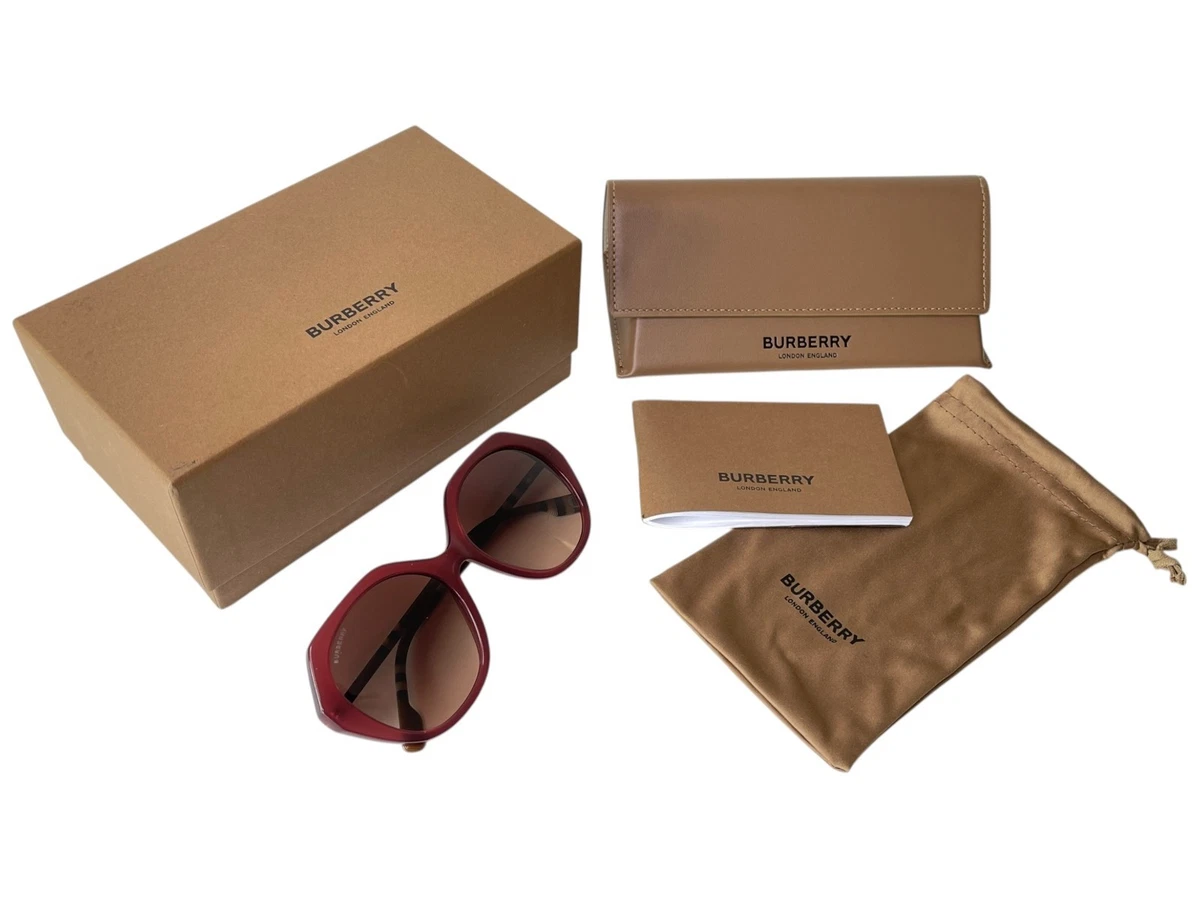 Burberry B 4235-Q 3316/13 Light Brown Oversized Women\'s Sunglasses 57-16-140 Burberry Oversized Brown Sunglasses for Women for sale | eBay main image 3