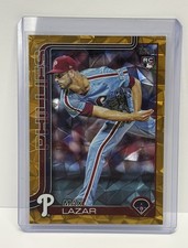 2025 Topps Update Series - Max Lazar #US194 Gold Diamante #05/50 RC