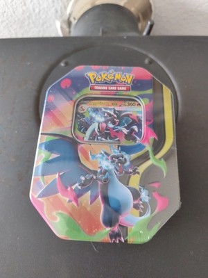 Pokemon Mega-Glurak X ex Tin Box 2026 (4 Booster & Promo) DEUTSCH NEU & OVP
