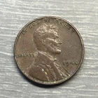 1940 Lincoln Wheat Cent Penny Coin VF Collectible Philadelphia No Mint Mark