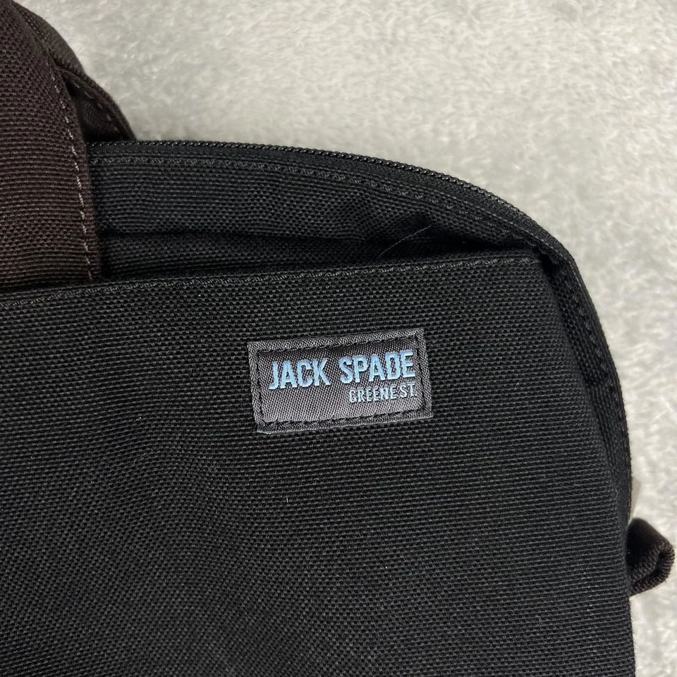 Jack Spade Greene St портфель сумка черный ноутбук работы офиса устроитель мужской нейлон - Изображение 2 из 4