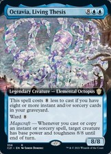 Octavia, Living Thesis (Extended Art) - Light Play MTG Commander 2021 Strixhaven