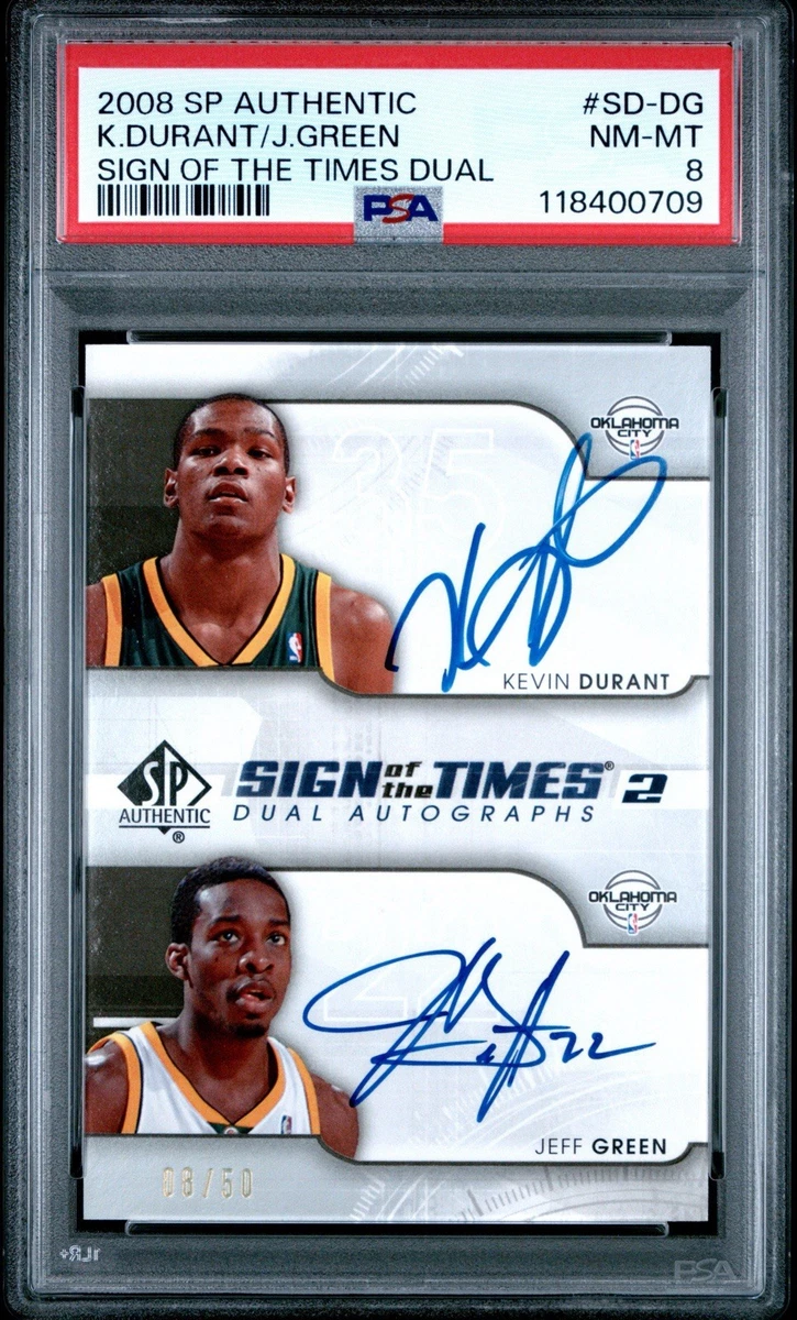 Basketball Jeff Green Autographed Sports Trading Cards