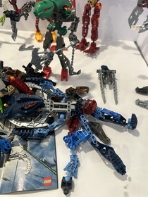 LEGO Bionicle Lot Visorsak Boggarak Rahkshi Piraka Vezok & Parts Manual