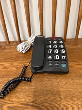 Reizen 3055506 Big Button Speakerphone Black 