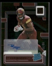 2022 Clearly Donruss #77 Brian Robinson Jr. Rated Rookie Autographs Orange #/75