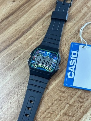 Casio F91W Custom Watch. Teenage Mutant Ninja Turtles 