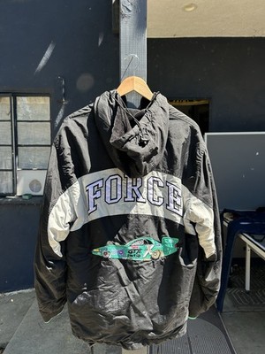 Vintage John Force Racing Jacket Main Gate Power Ade Drag Racing NHRA S