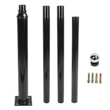 13ft Street Light Pole Heavy Duty Outdoor Lamp Post for Solar Light & Monitoring