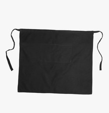 Black Chef Apron Kitchen Supply for Home Cooking and Barbecue 40x60cm 