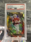 🔥PSA 10🔥 Drake Maye 2024 Select CLUB LEVEL Red & Yellow Shock RC #218 SSP RARE