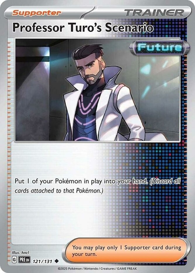 Professor Turo's Scenario - 121/131 - Uncommon - Reverse Holo - Near Mint