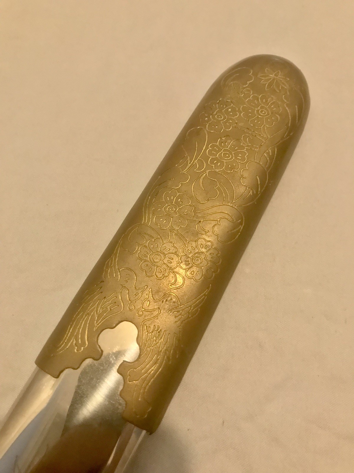 Vintage Chinese Kungfu Tai Ji Jian Stainless Steel Exercise Tai Chi Sword 