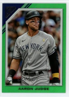 2022 Topps Gallery Green 51/125 Aaron Judge #43 tw0