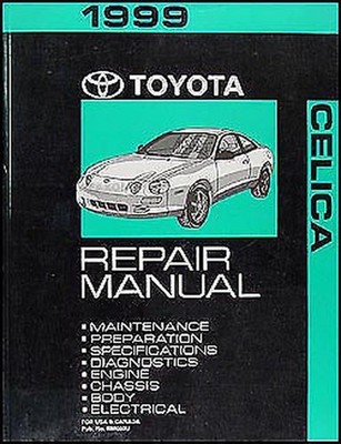 1999 Toyota Celica Reparatur Manuell Neu Original OEM Shop Service Buch 99 Gt