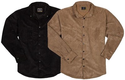 Übergrössen modisches Herren-Cordhemd Lavecchia 2 Farben 3XL-8XL