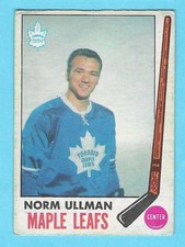 1969-70 OPC 54 Norm Ullman Toronto Maple Leafs! EXMT!
