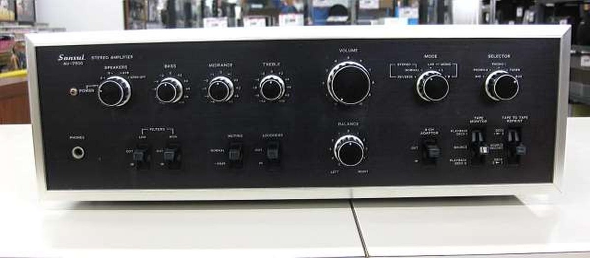 SANSUI AU-7500 and Transistor Integrated Amplifier, Phono Inputs