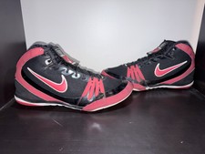 Used Black and Red Nike Freek Wrestling Shoes...