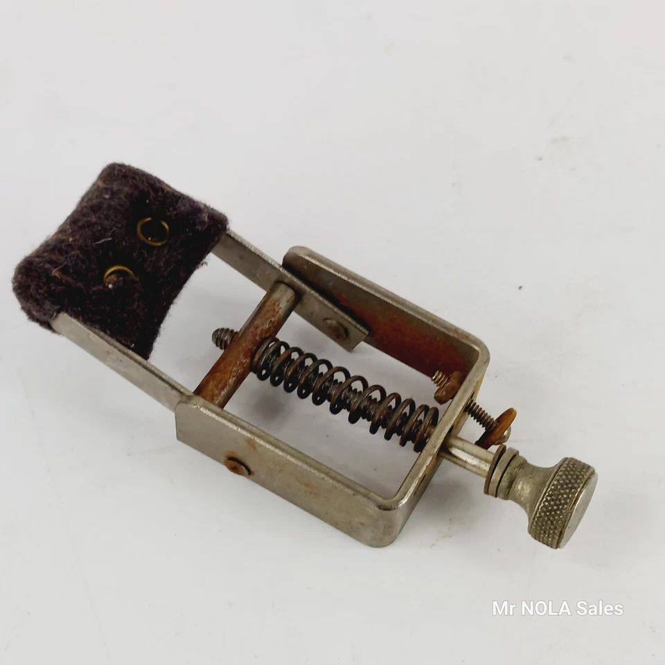 Slingerland 30s Silenciador de una sola almohadilla Caja/Tom Tambor Radio King Tone Control Cromo Foto 3 de 4