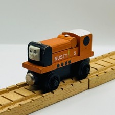 Thomas  Friends - Wooden Railway RUSTY FLAT MAGNETS  NO WHEEL MARKS - 1994