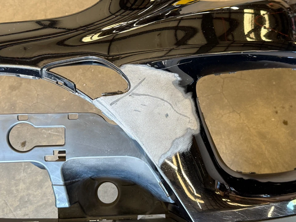 Capa de para-choque dianteiro 2017 2018 2019 Mercedes GLE 43 AMG Coupe preta 1548 fabricante de equipamento original - Imagem 4 de 4