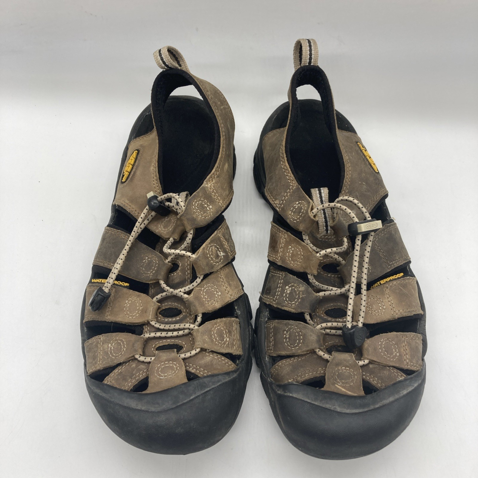 Sandali Keen Newport H2 in pelle marrone 110220 da uomo taglia 8 5