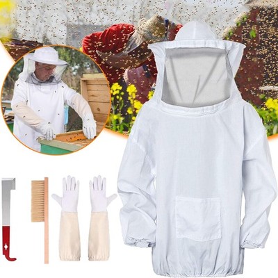 Beekeepers Schutzanzug Imkerjacke Mit Hut Schleier ImkerJacke Imkerei Handschuhe
