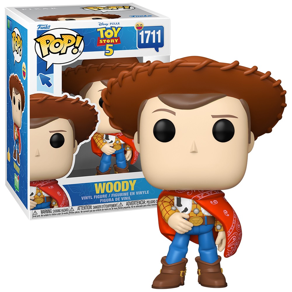 Disney Toy Story 5 Woody Funko Pop Vinyl Figure Red Collectible - Image 3